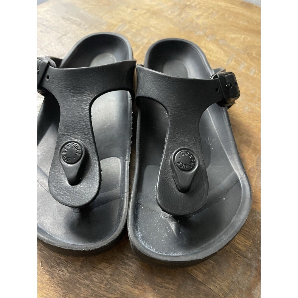 Birkenstock Gizeh EVA Sandal Rubber kids black Slip On water shoe SZ 31 (13 13.5 - Picture 2 of 14